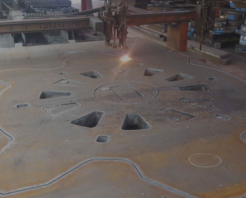 VSN (Steels) Ltd offer profile cutting for steel components. Gas and plasma cutting available.